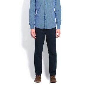 Combatant Gentlemen Mens Navy Blue Japanese Denim Slim Straight Jeans- 32x30
